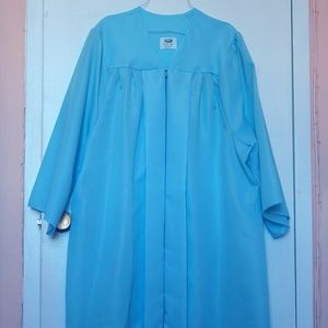Light Blue Graduation Gown